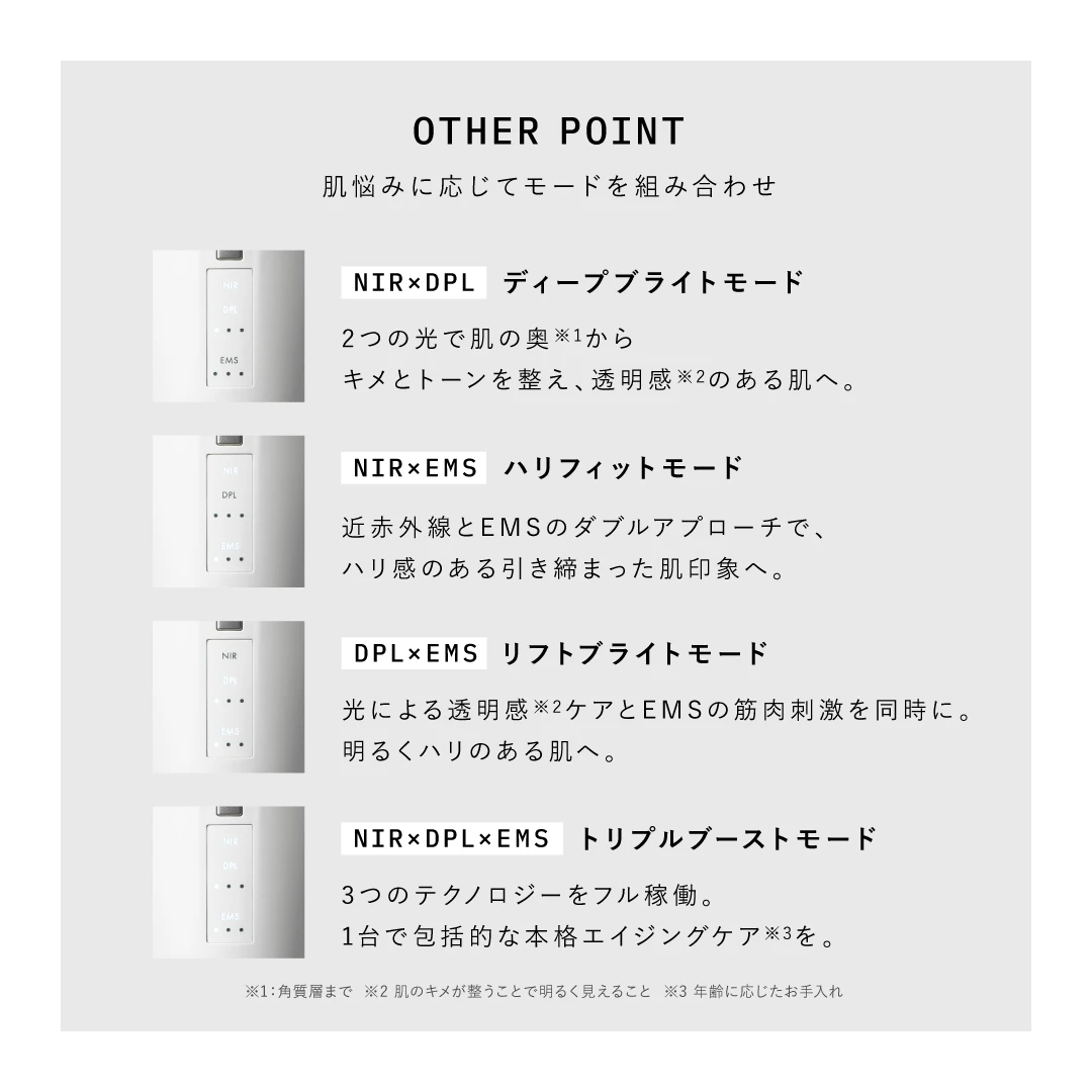 アンド クレアージュ フォトスキンデバイス | アンファースカルプD公式